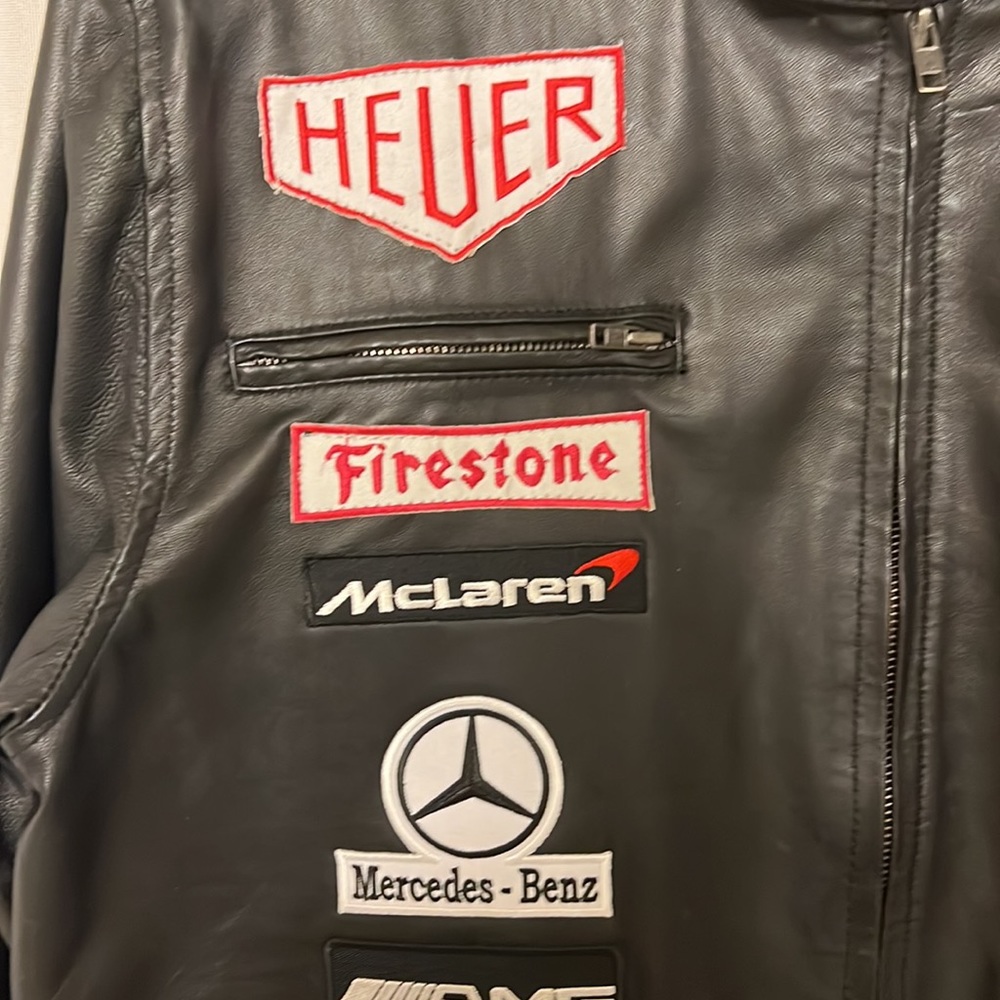 Cafe Racer Jacket with Patches - Picture 4 of 9